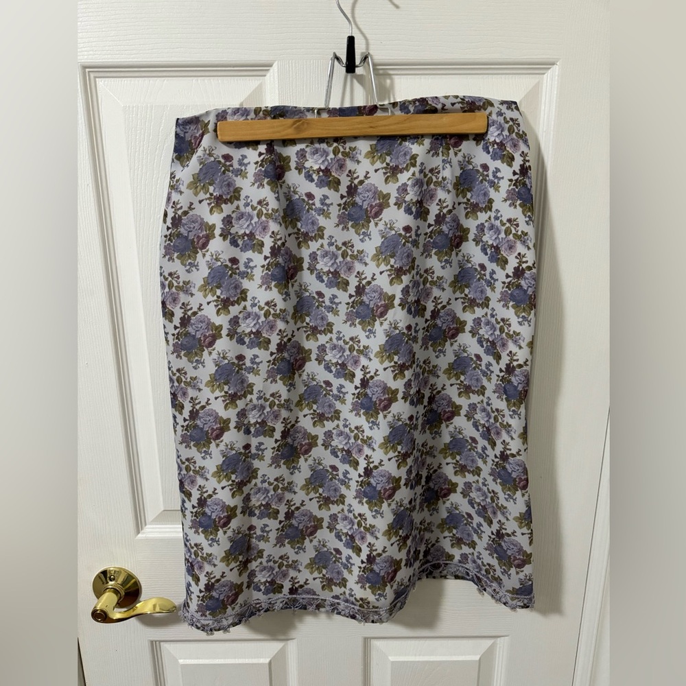 LAURA Vintage Sequin Floral Skirt